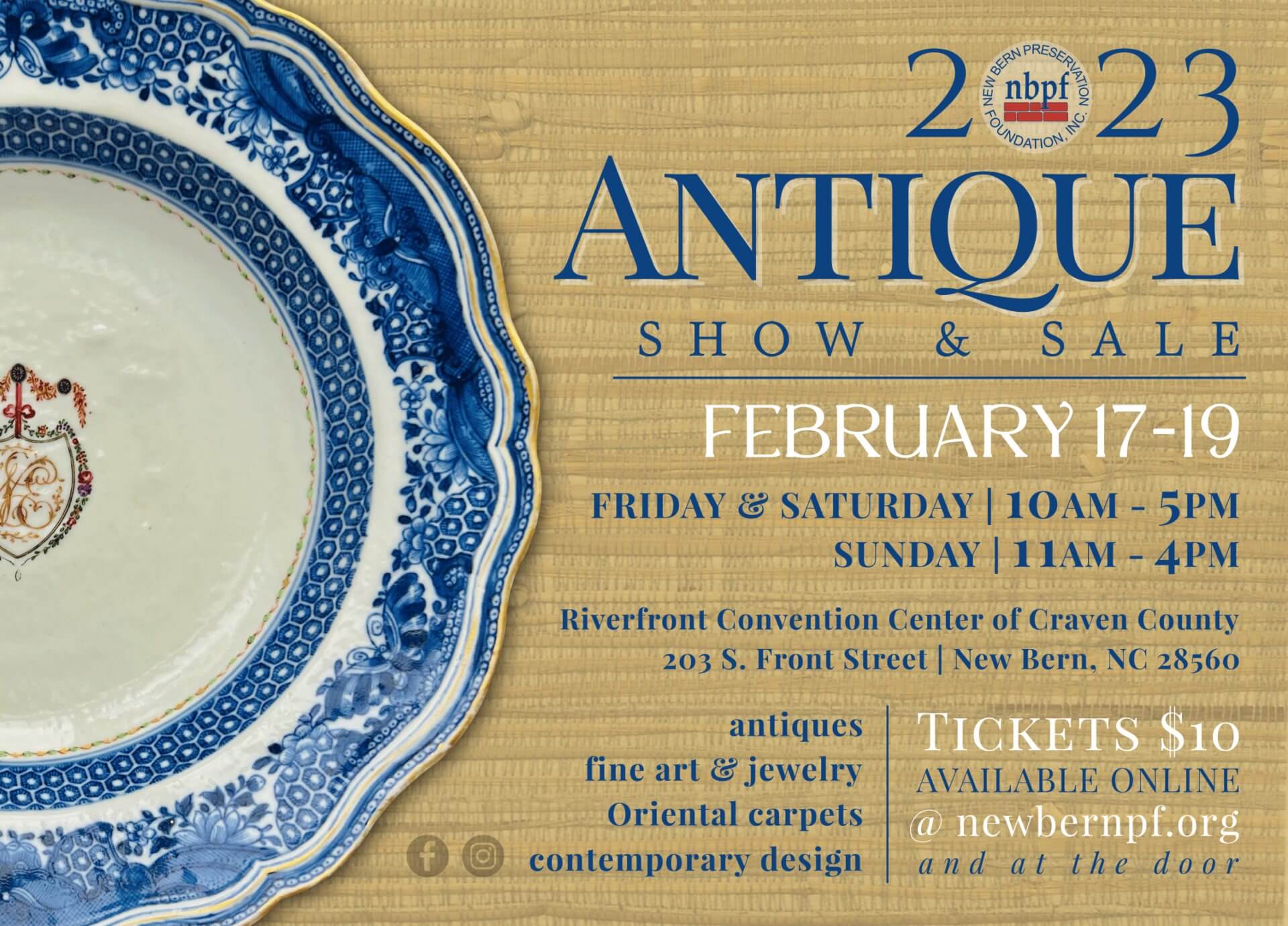 Antique Show postcard
