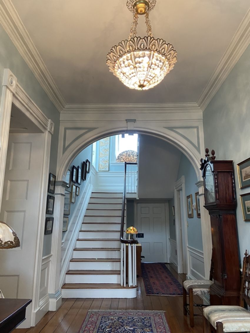 Stairway at the Bryan House in New Bern, NC
