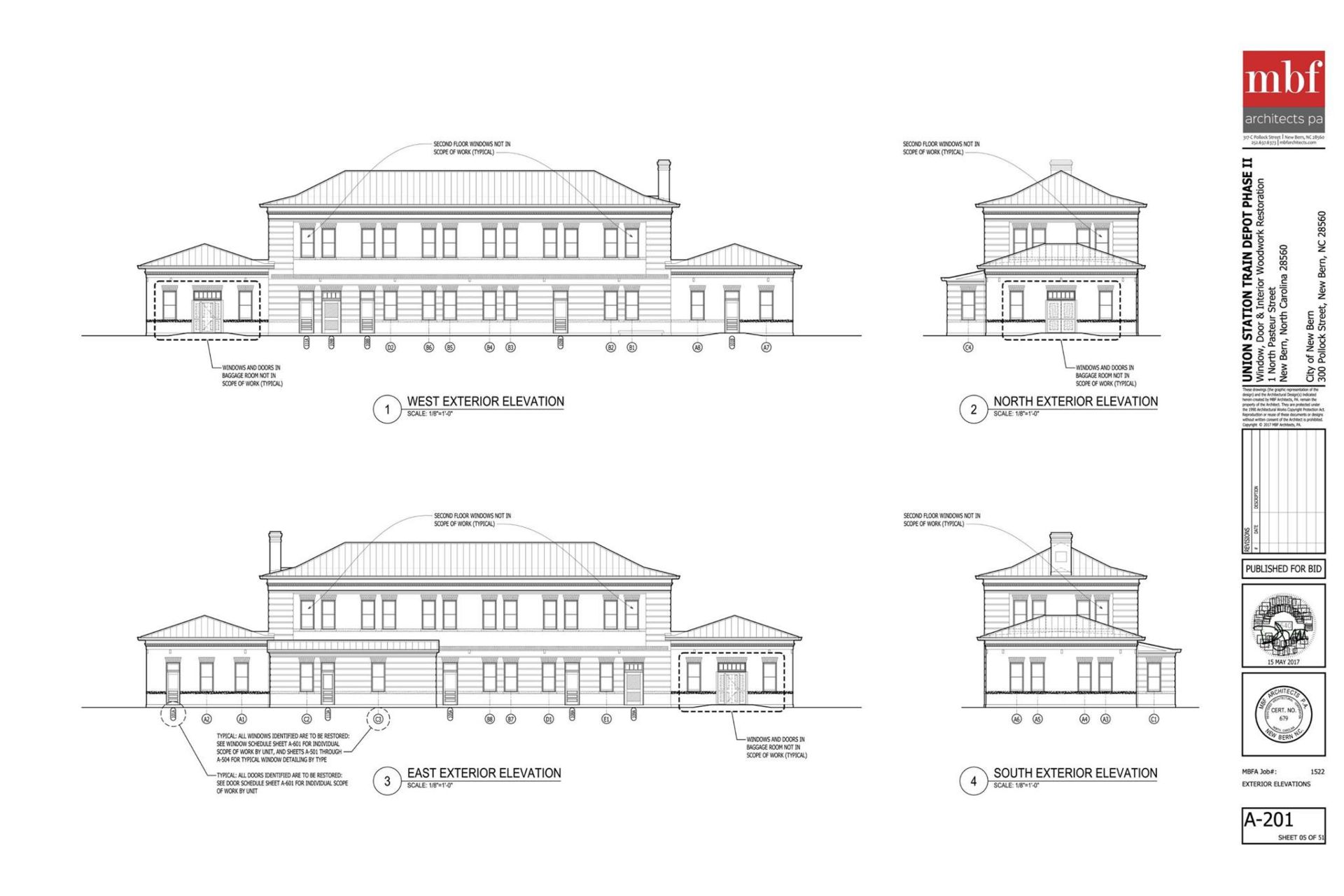 Union Station Depot schematic drawing
